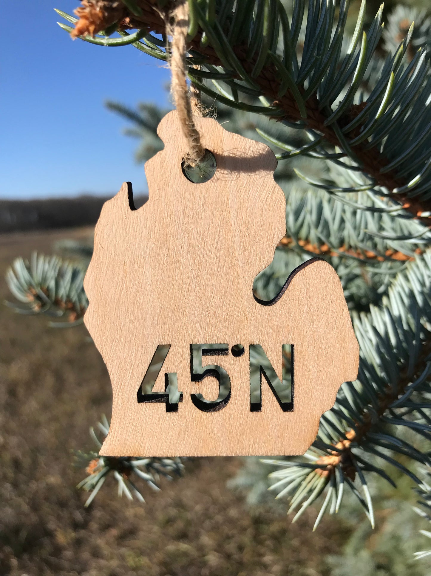 45° North Michigan Ornament