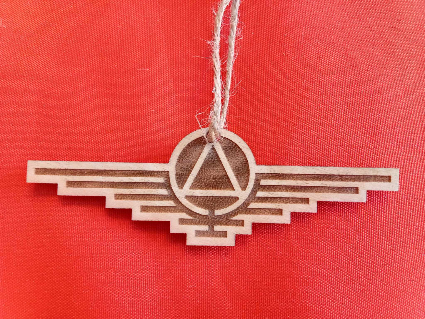 Red Rising Gold Sigil Ornament