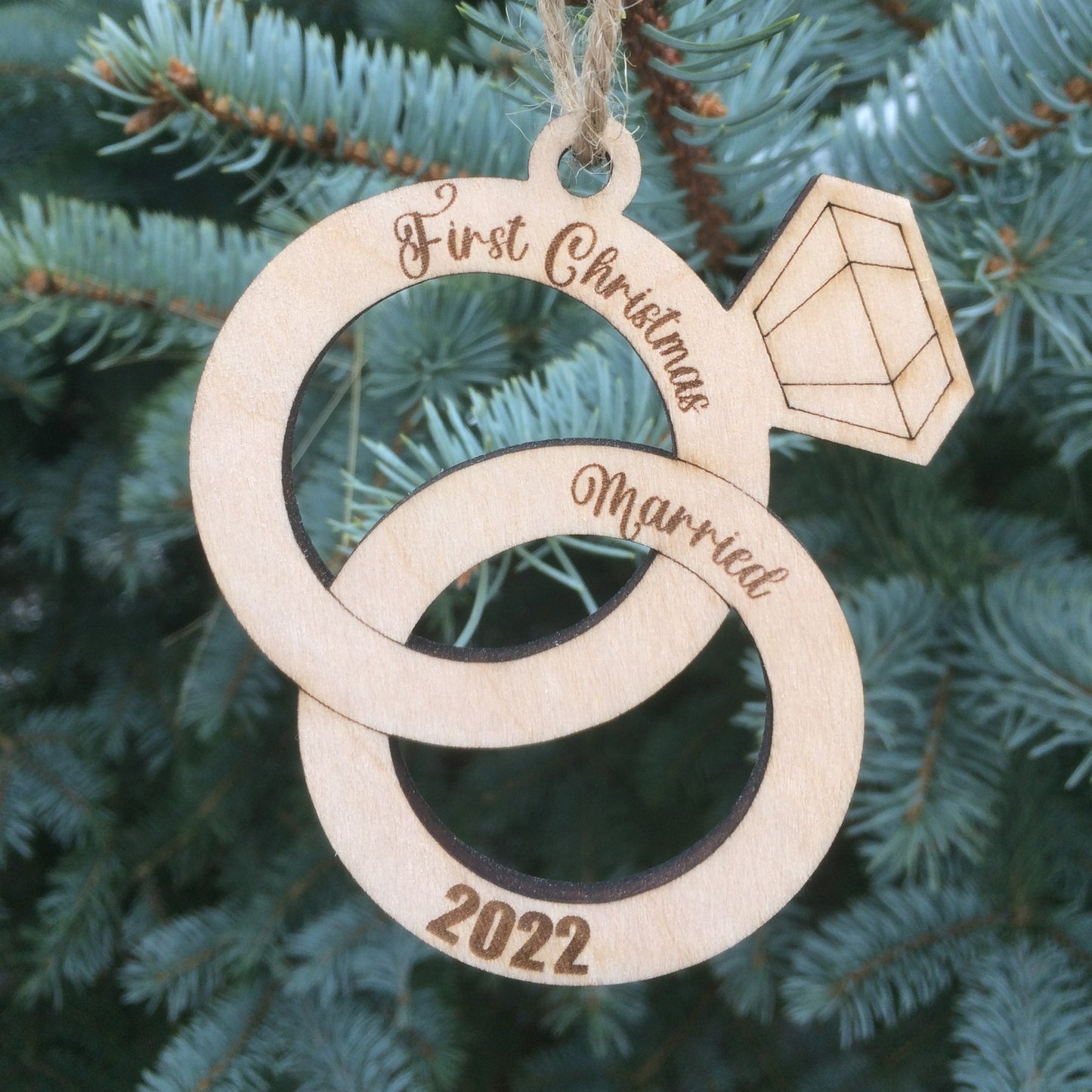 First Christmas Married Ornament