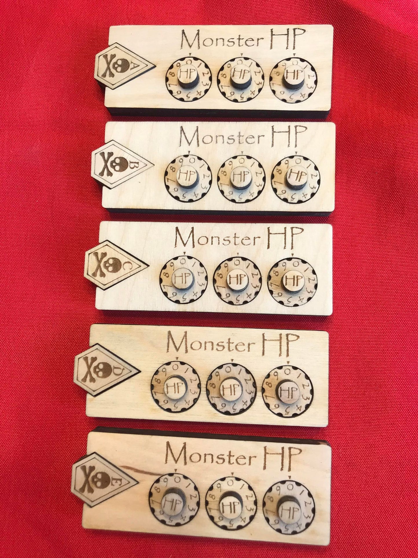 Monster HP Tracker Board for Dungeons & Dragons
