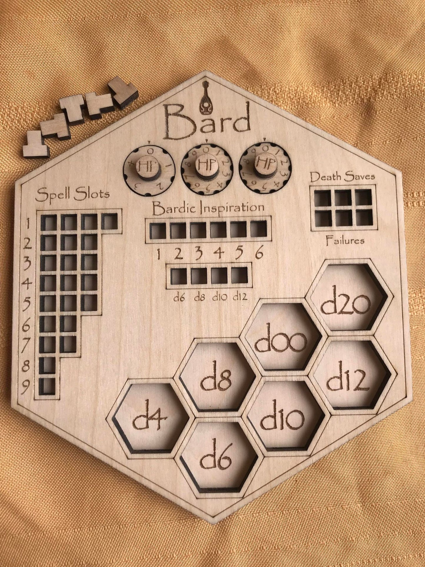 D&D Class Hex Tracker Boards - "Tiamat Trackers"