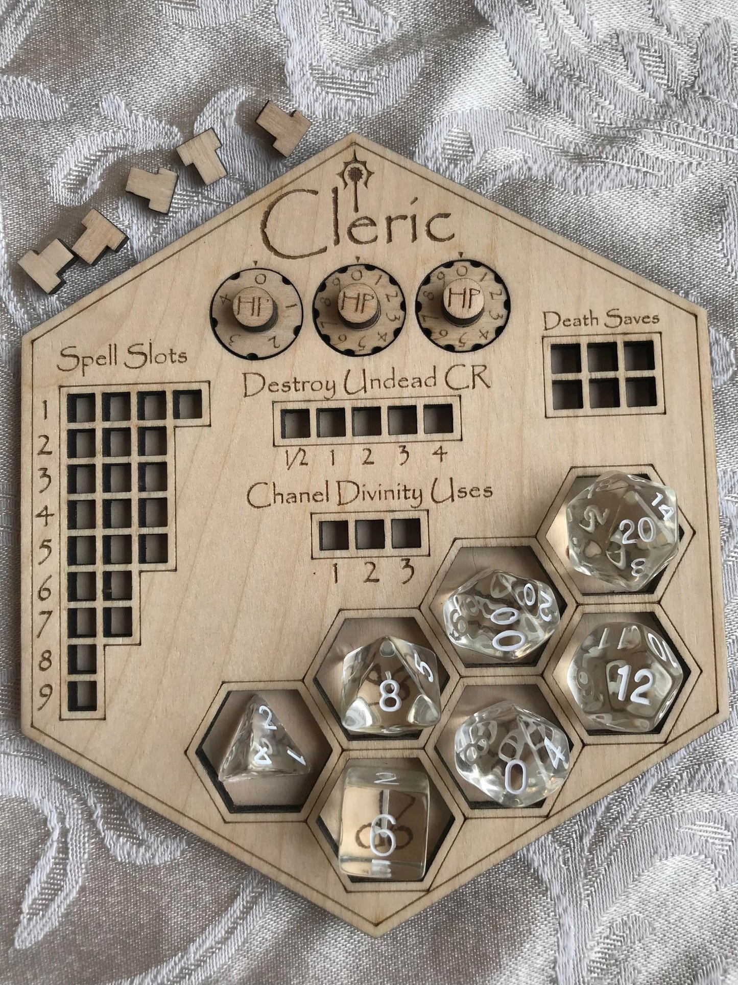 D&D Class Hex Tracker Boards - "Tiamat Trackers"