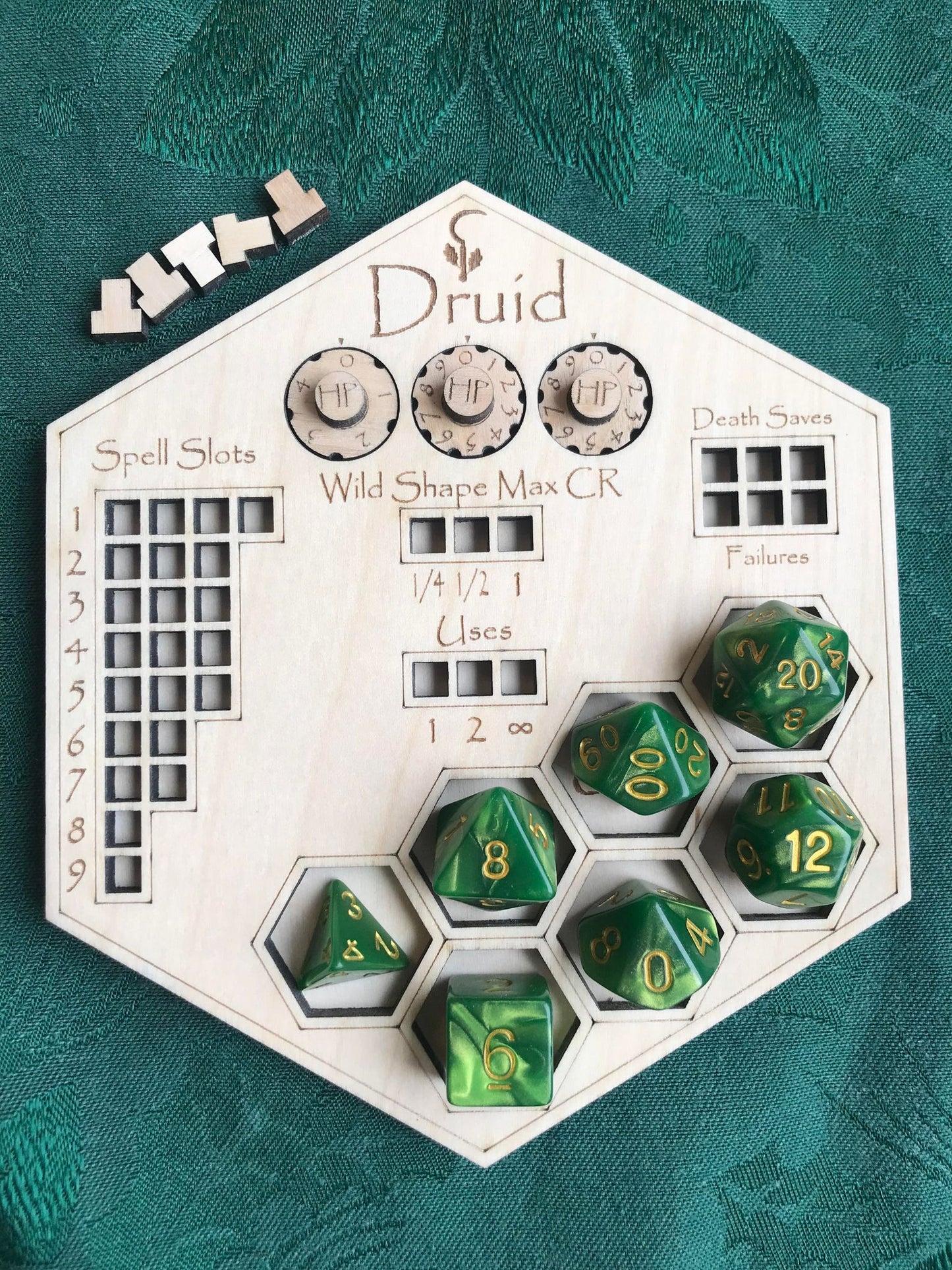D&D Class Hex Tracker Boards - "Tiamat Trackers"