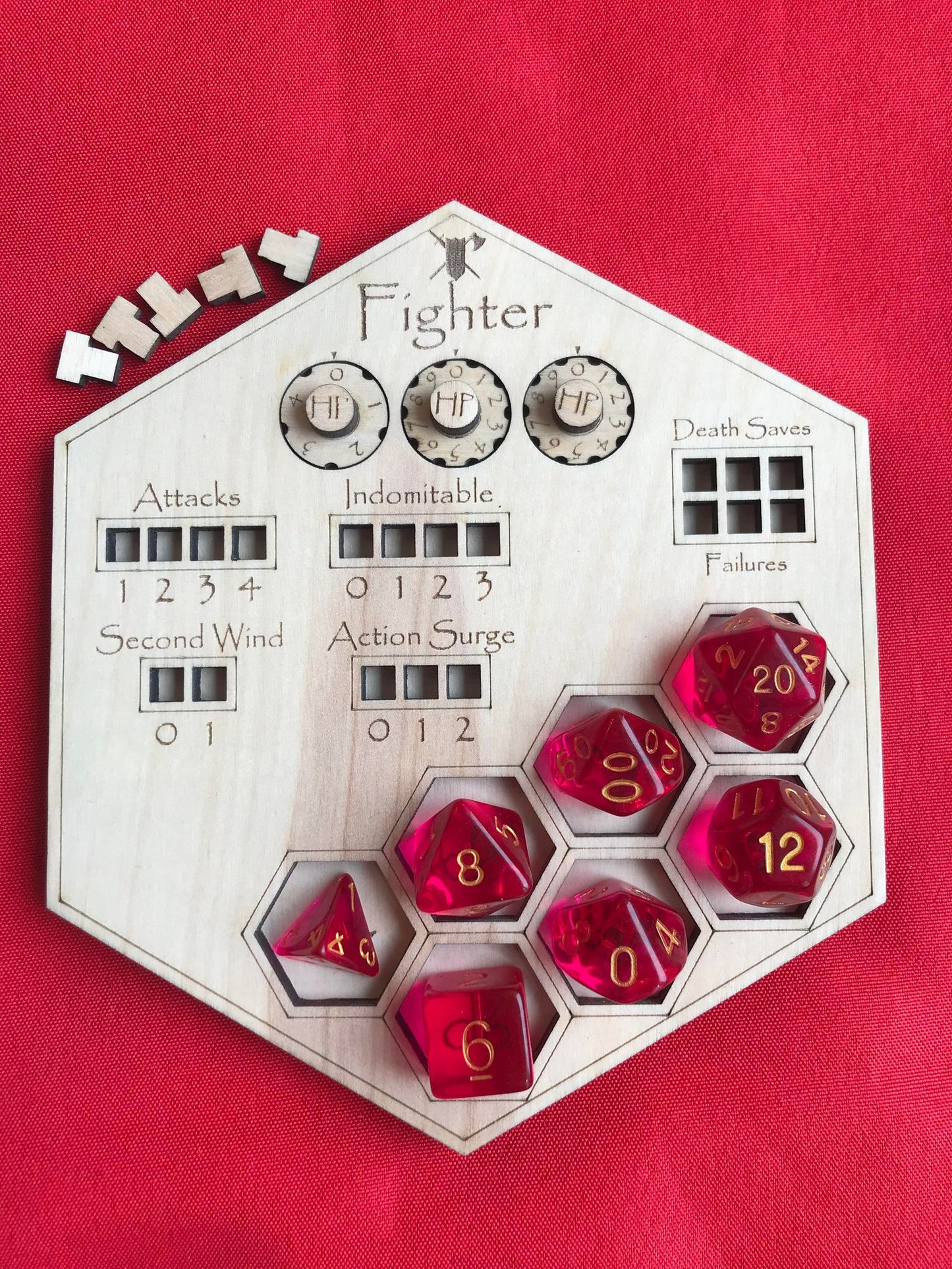 D&D Class Hex Tracker Boards - "Tiamat Trackers"