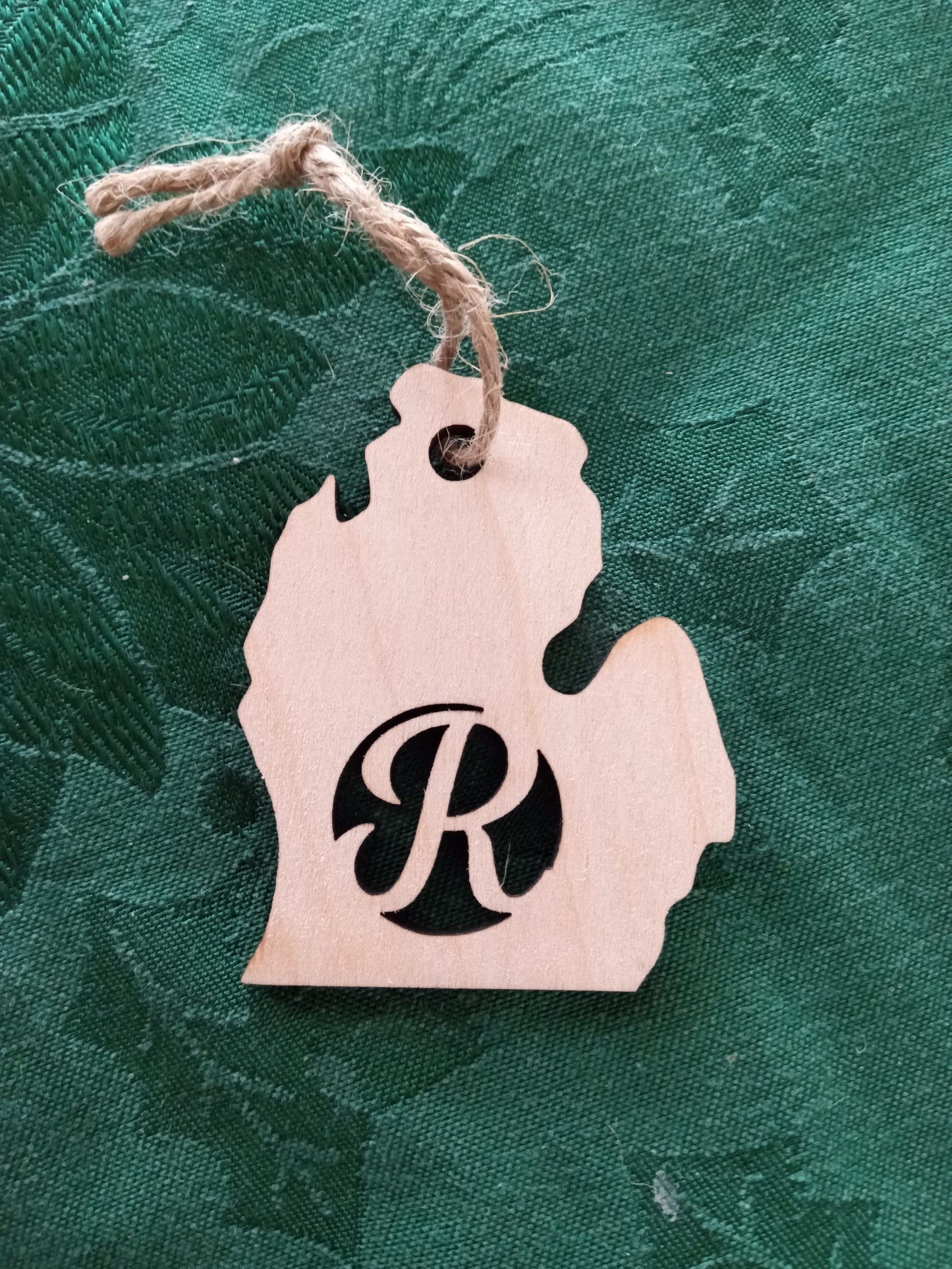 Michigan with Initials