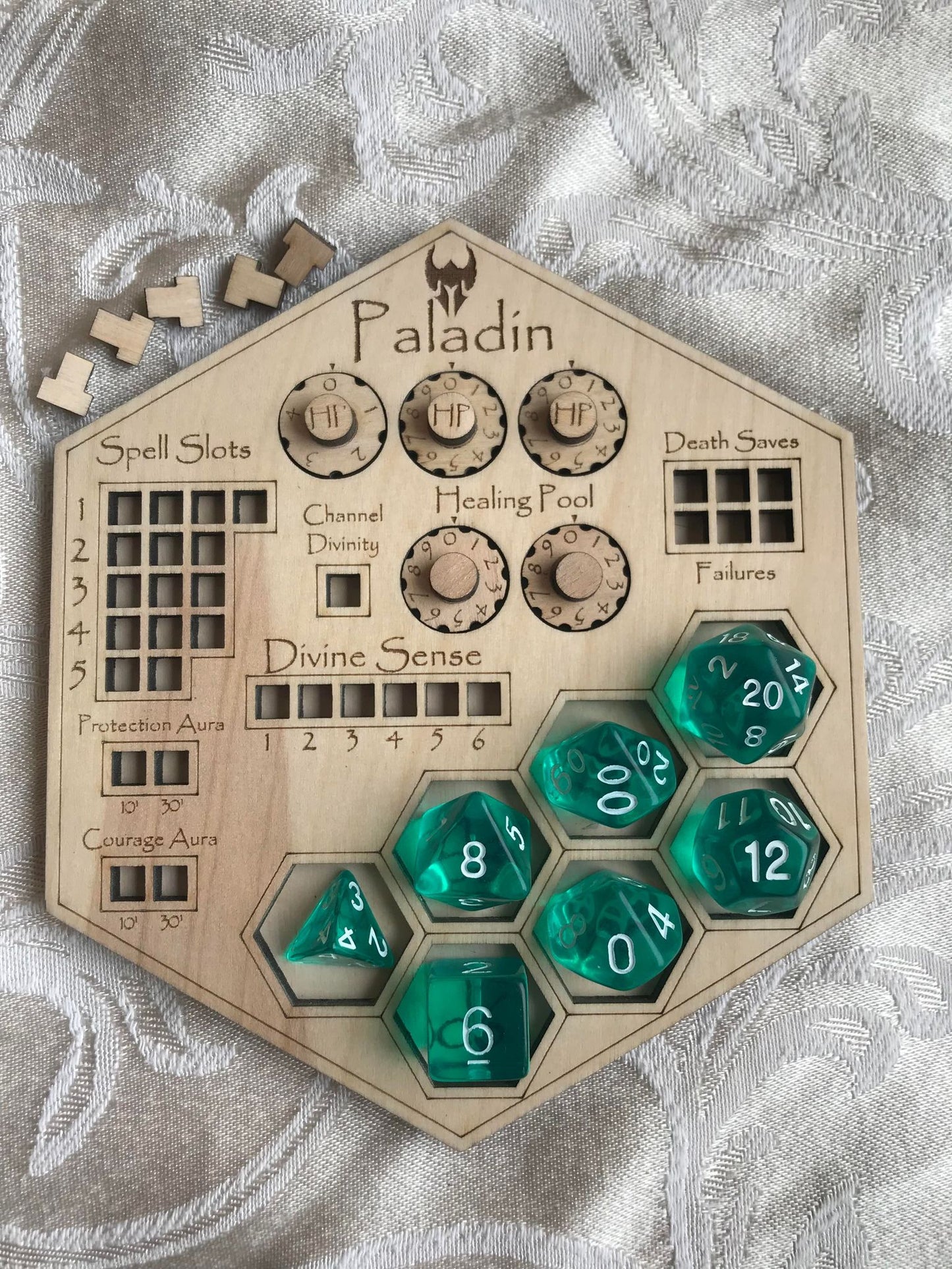 D&D Class Hex Tracker Boards - "Tiamat Trackers"