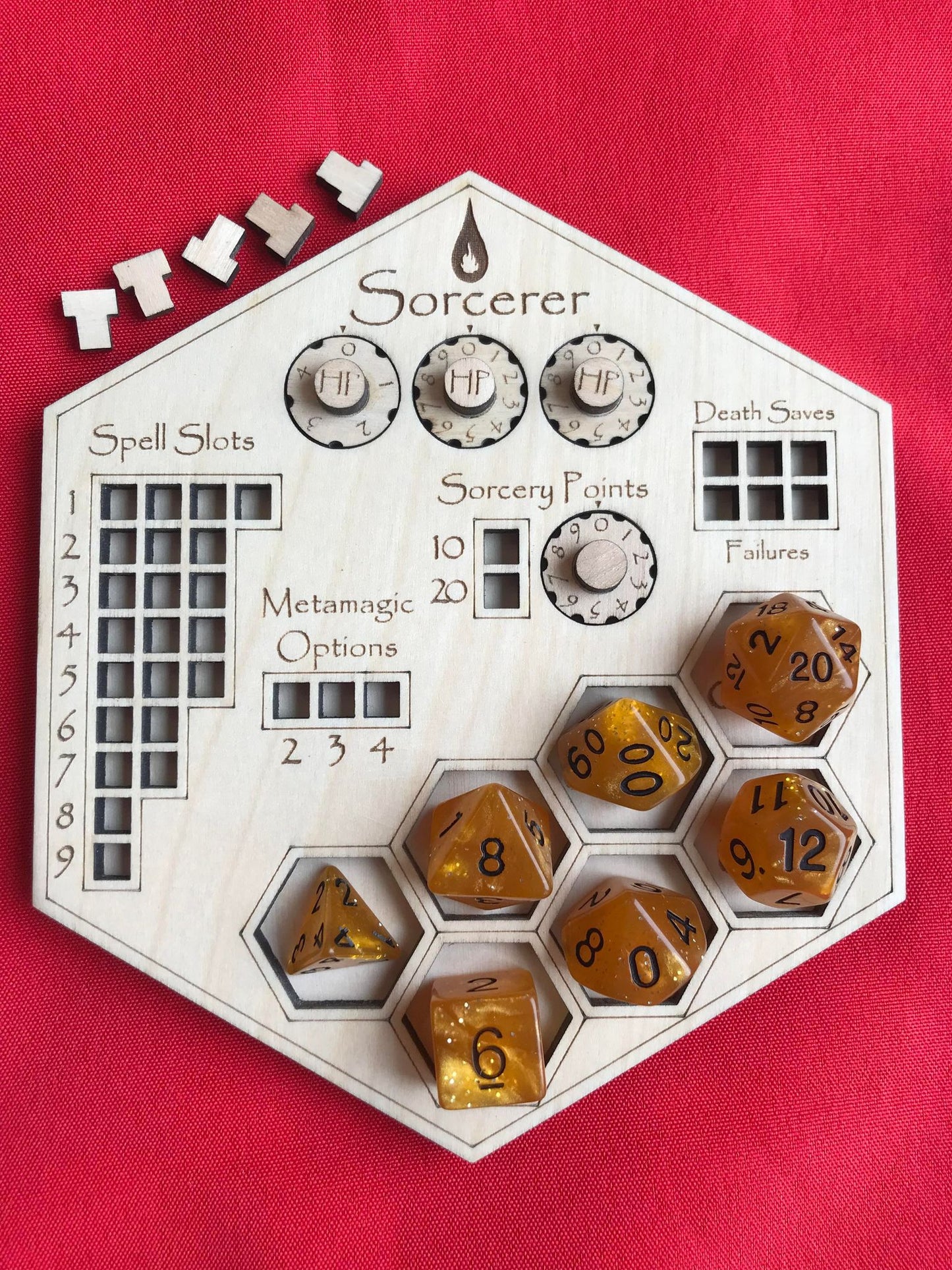 D&D Class Hex Tracker Boards - "Tiamat Trackers"