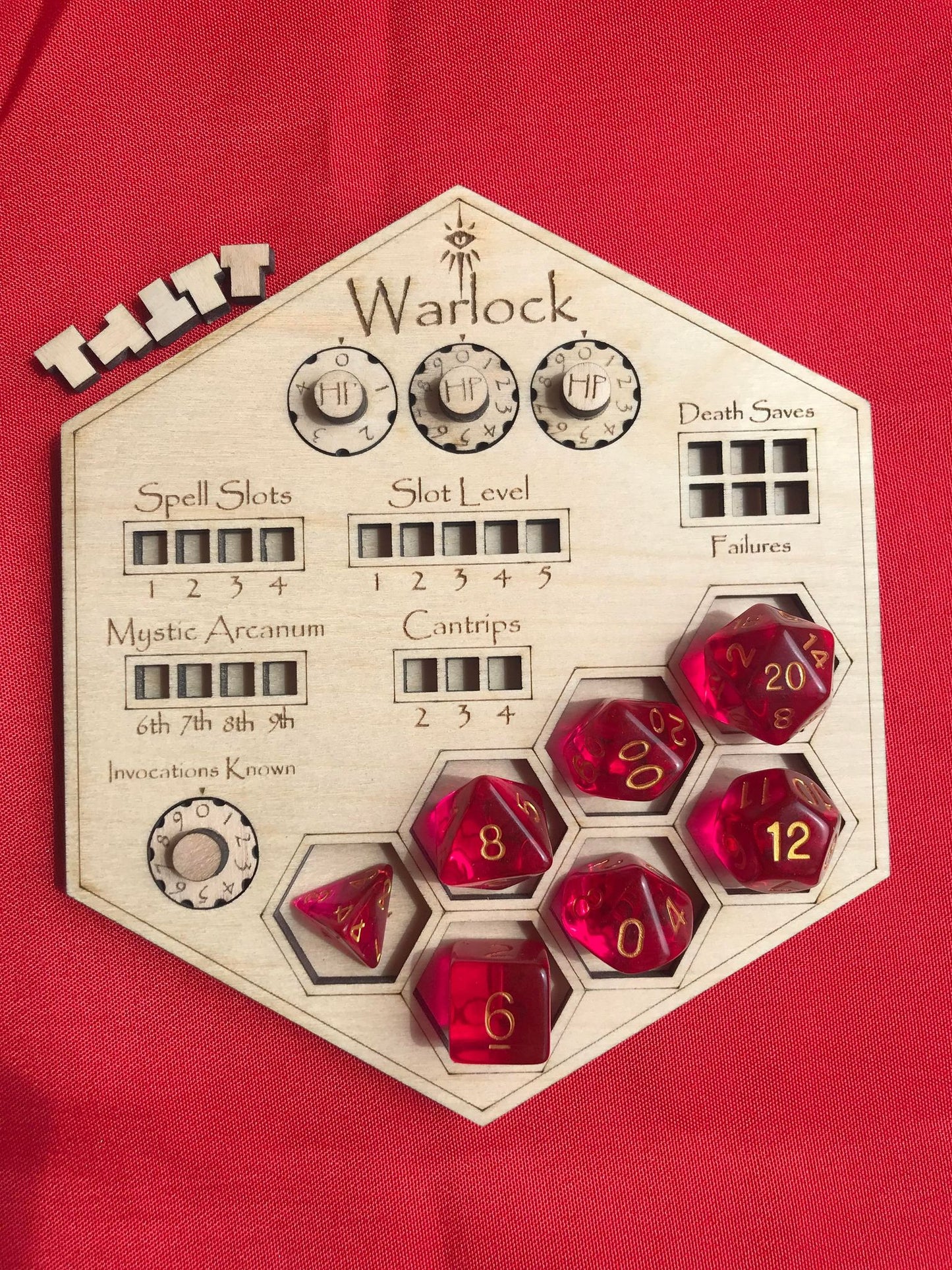 D&D Class Hex Tracker Boards - "Tiamat Trackers"