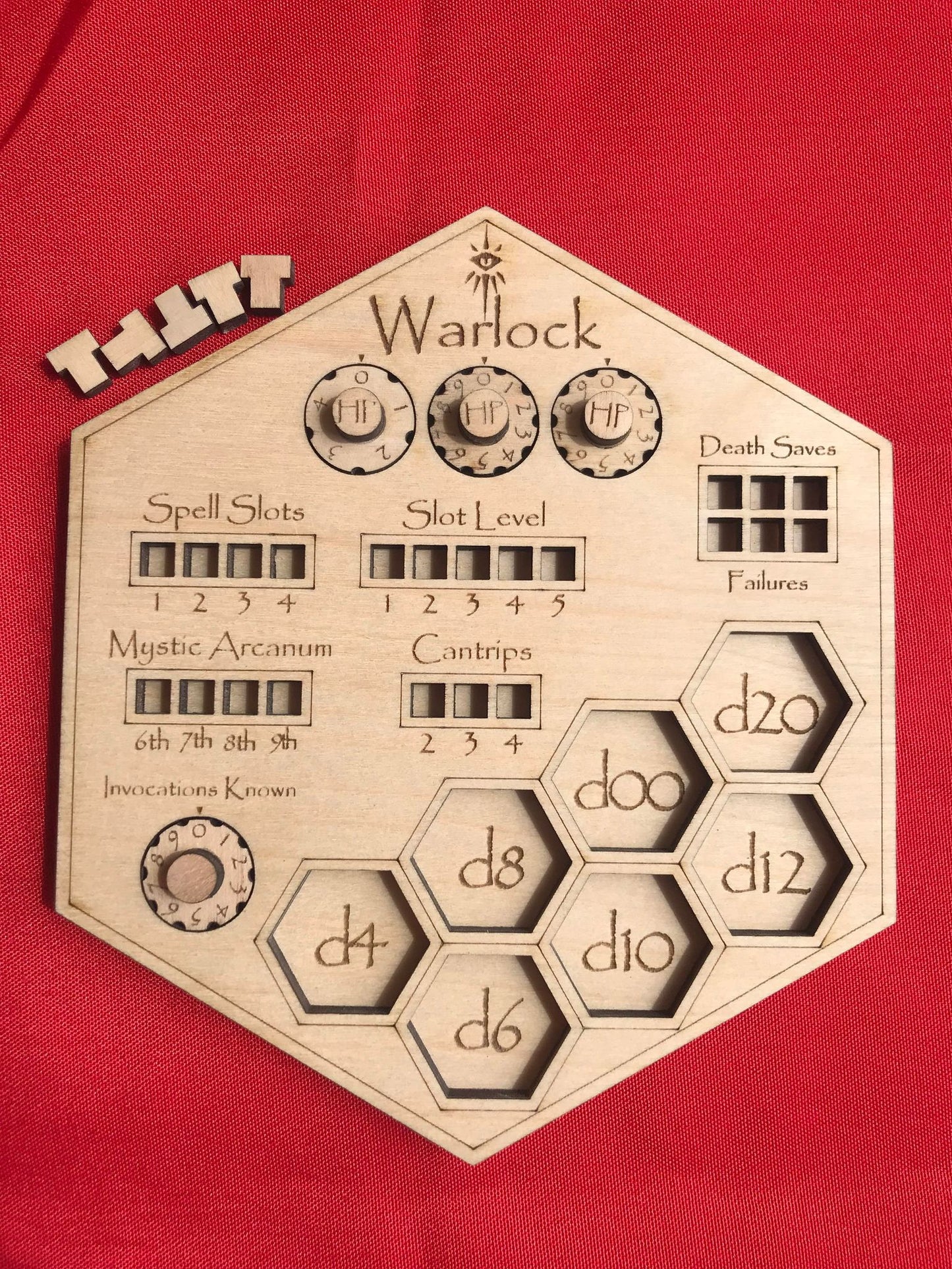 D&D Class Hex Tracker Boards - "Tiamat Trackers"