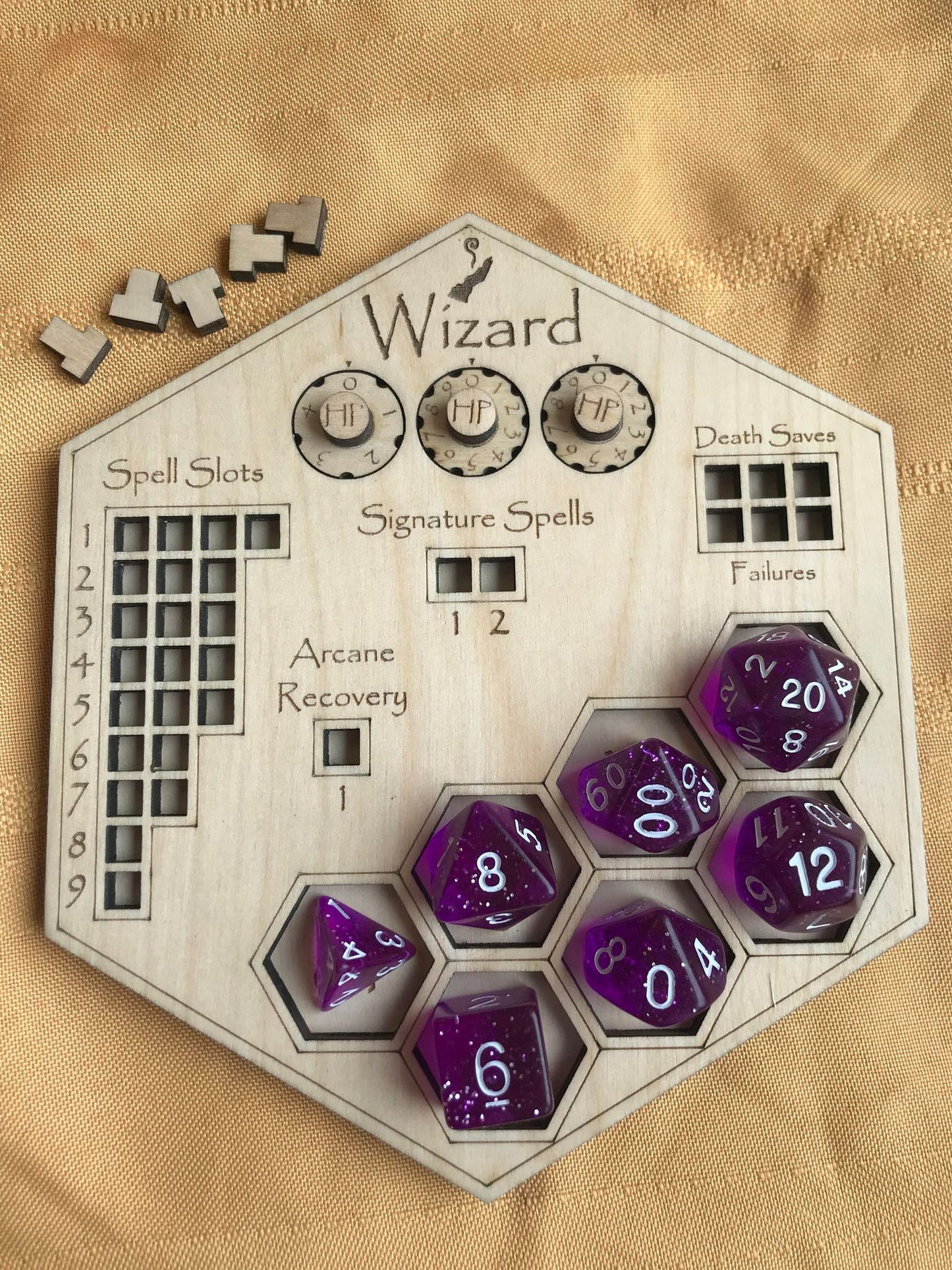 D&D Class Hex Tracker Boards - "Tiamat Trackers"