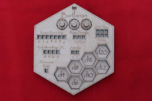D&D Class Hex Tracker Boards - "Tiamat Trackers" 2024