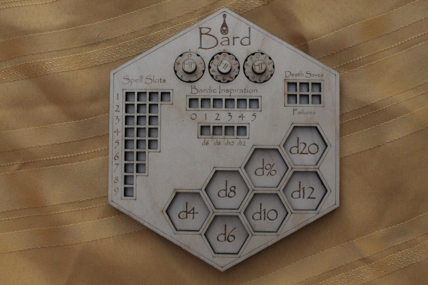 D&D Class Hex Tracker Boards - "Tiamat Trackers" 2024