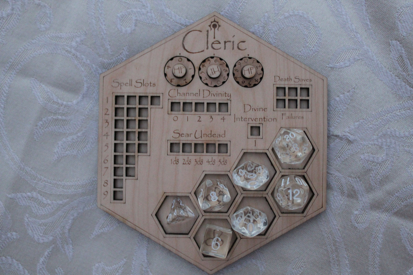 D&D Class Hex Tracker Boards - "Tiamat Trackers" 2024