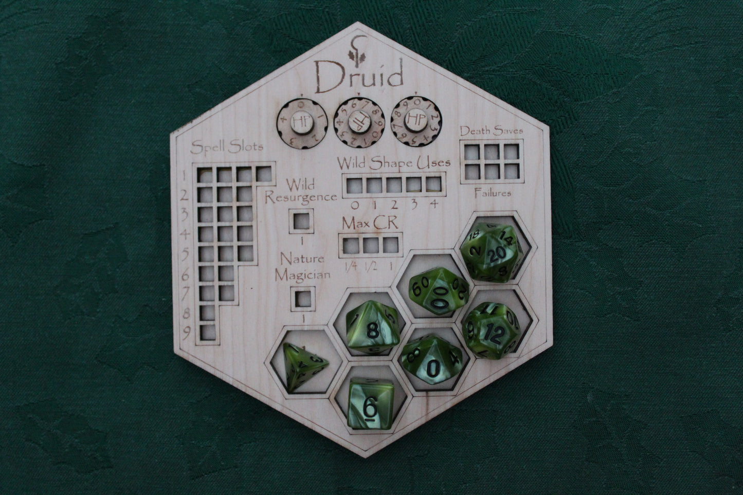 D&D Class Hex Tracker Boards - "Tiamat Trackers" 2024