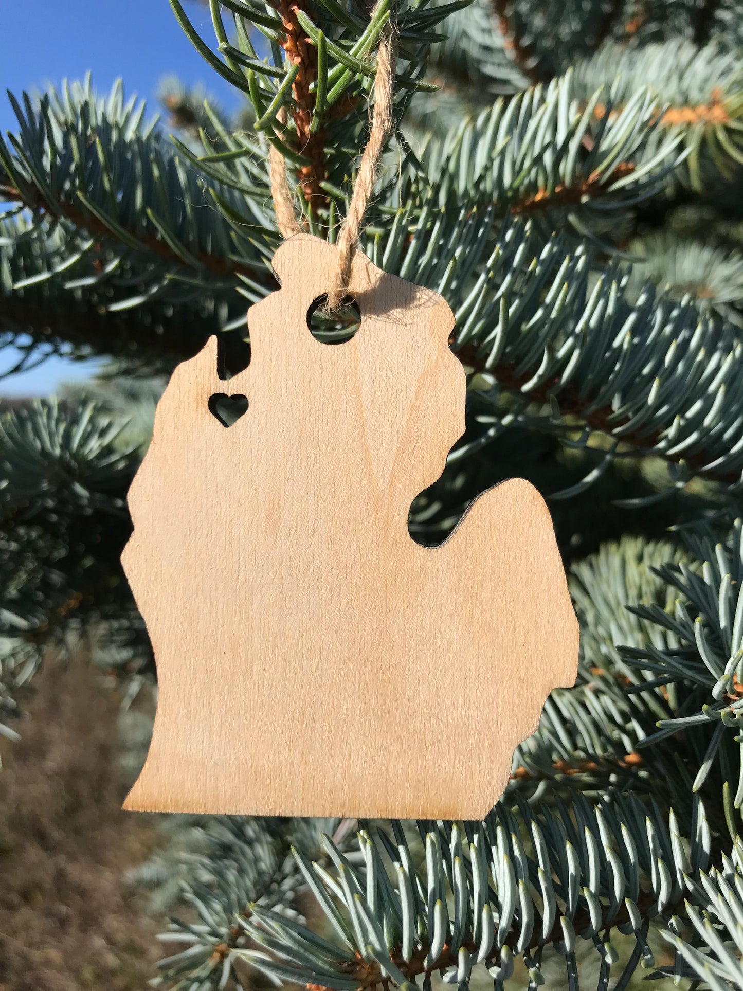 Heart Michigan Ornament