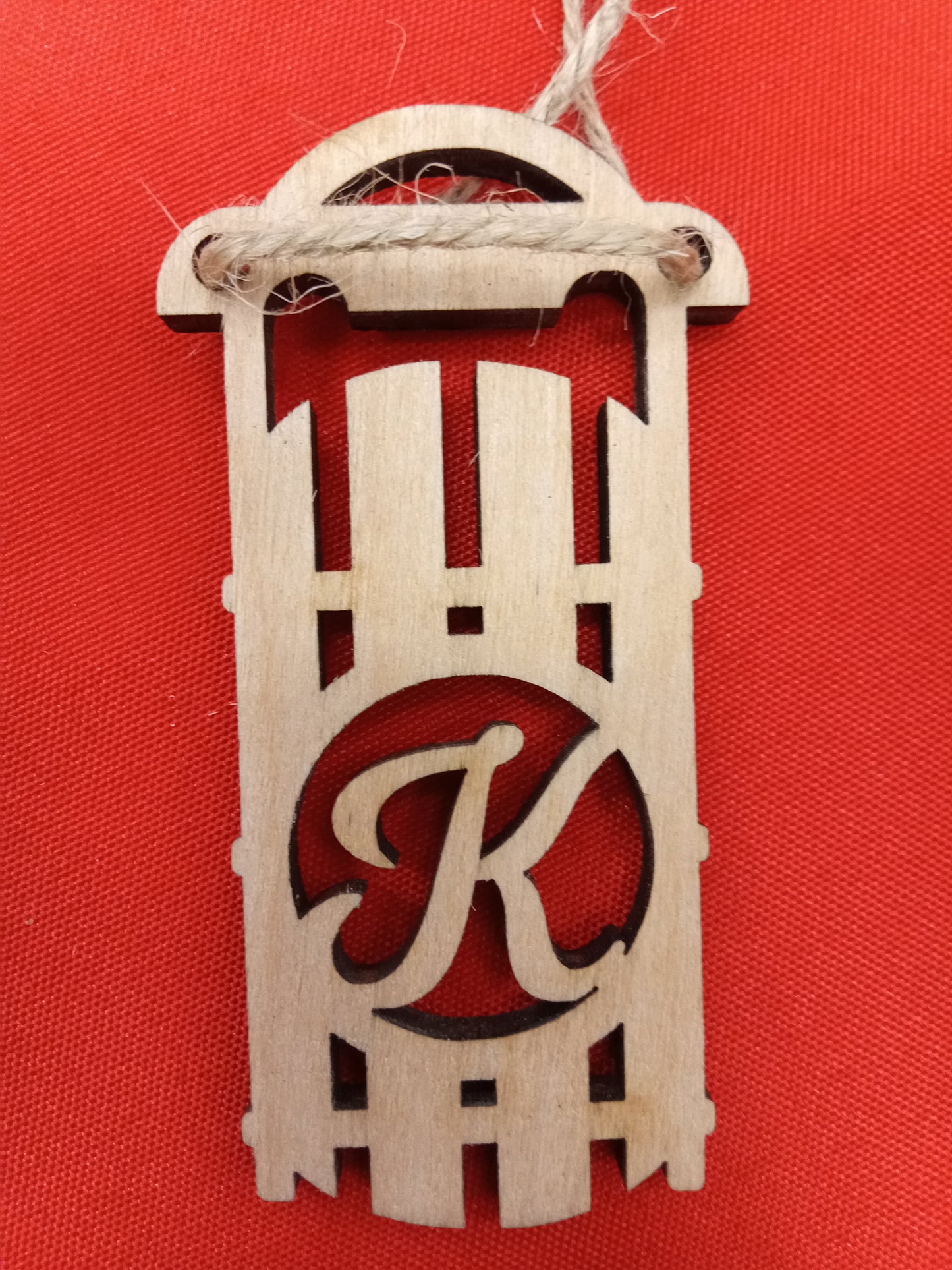 Toboggan with Initials Ornaments