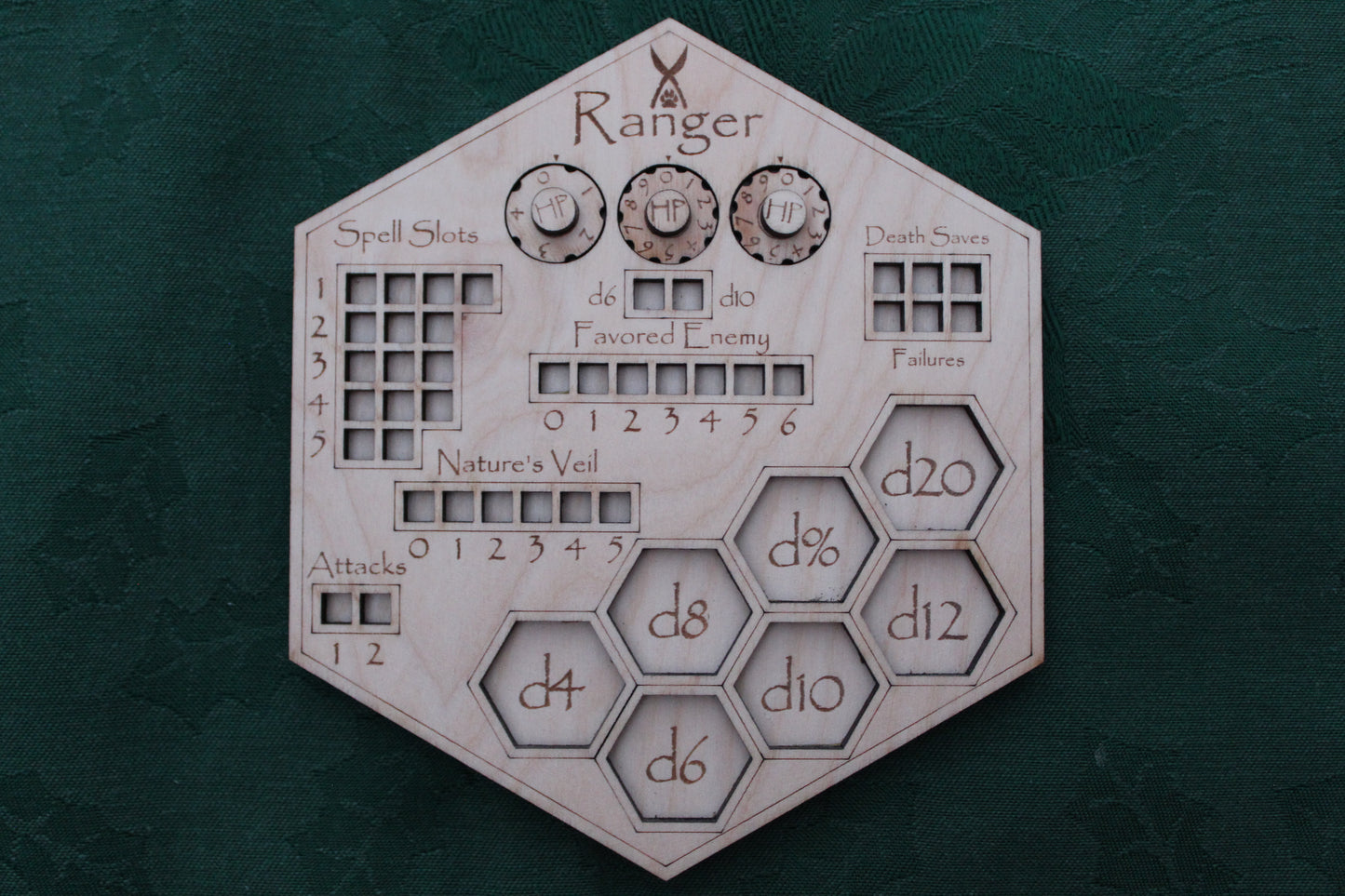 D&D Class Hex Tracker Boards - "Tiamat Trackers" 2024