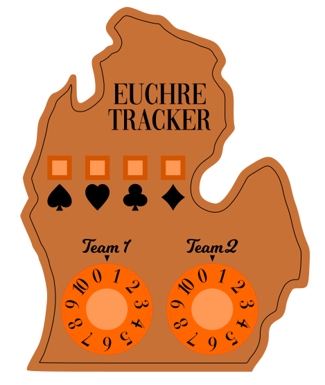 Custom Euchre Board for Deb Brown