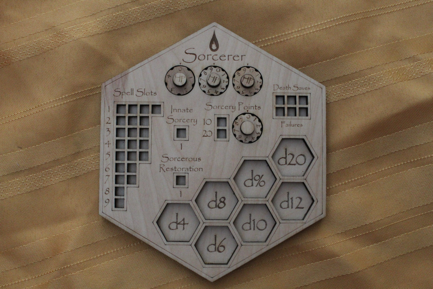 D&D Class Hex Tracker Boards - "Tiamat Trackers" 2024