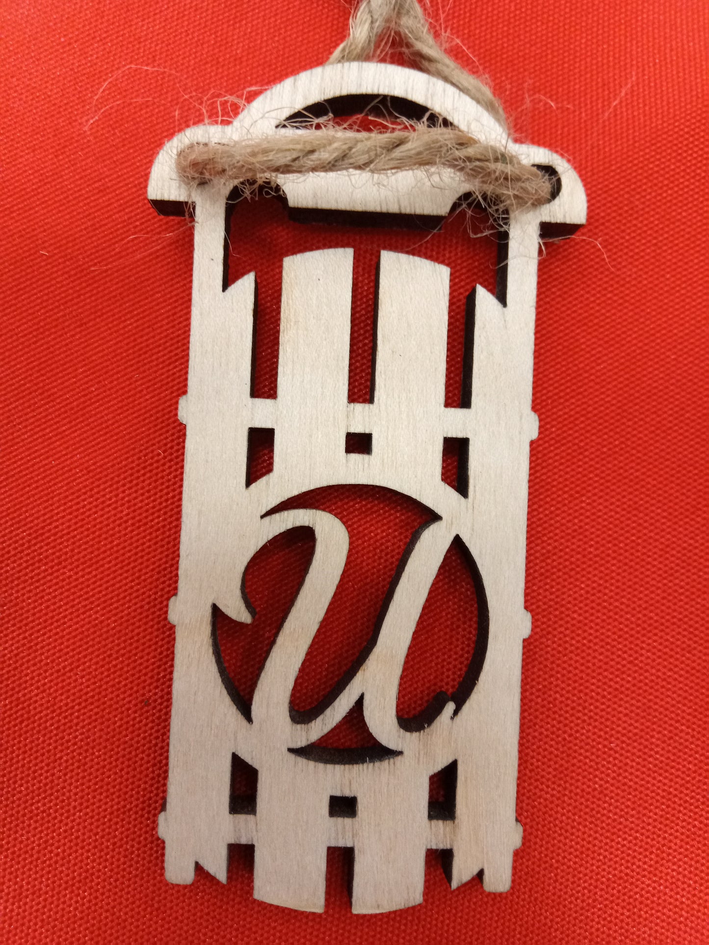 Toboggan with Initials Ornaments