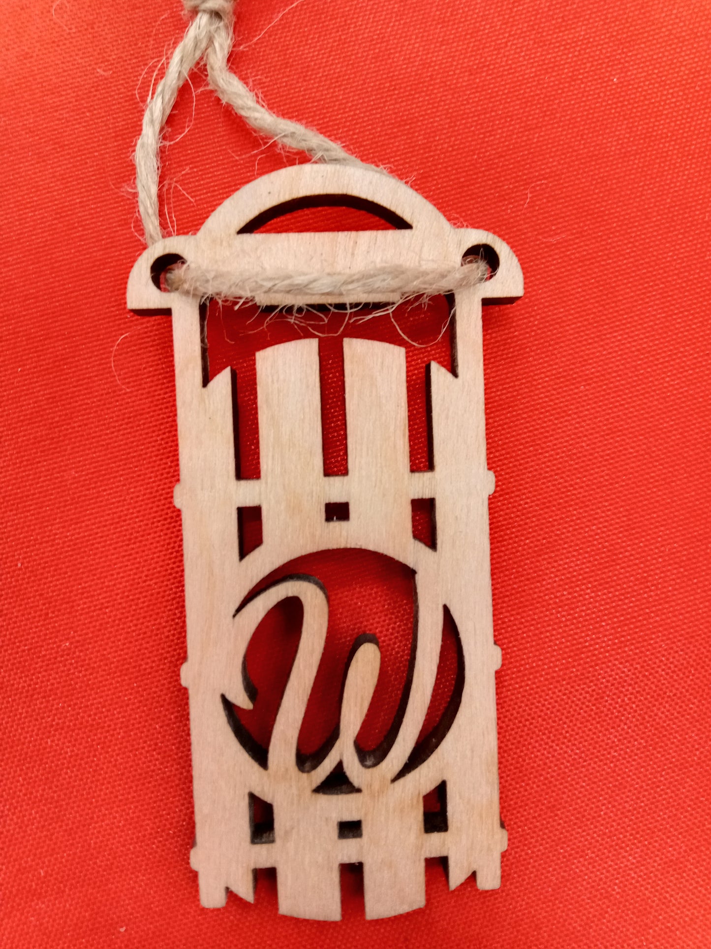 Toboggan with Initials Ornaments