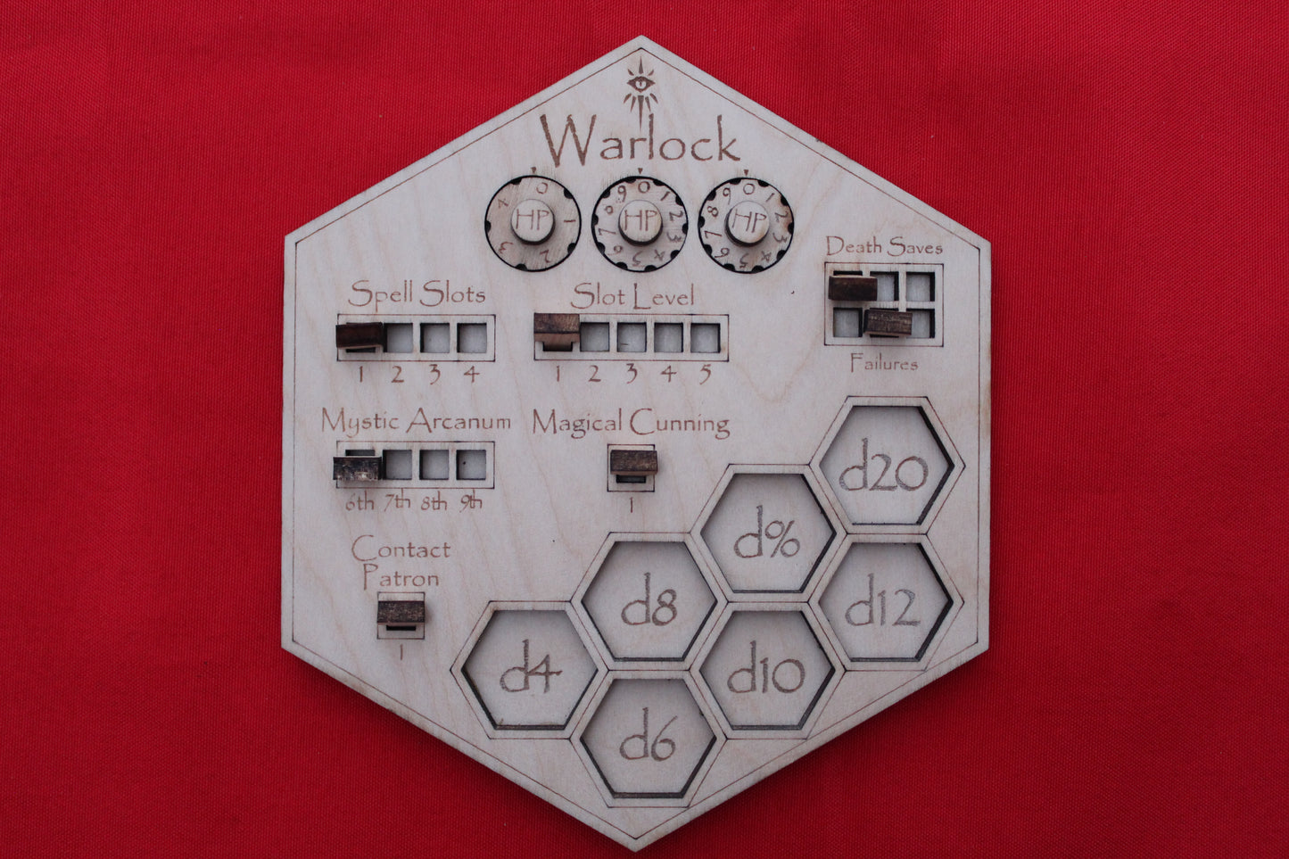 D&D Class Hex Tracker Boards - "Tiamat Trackers" 2024