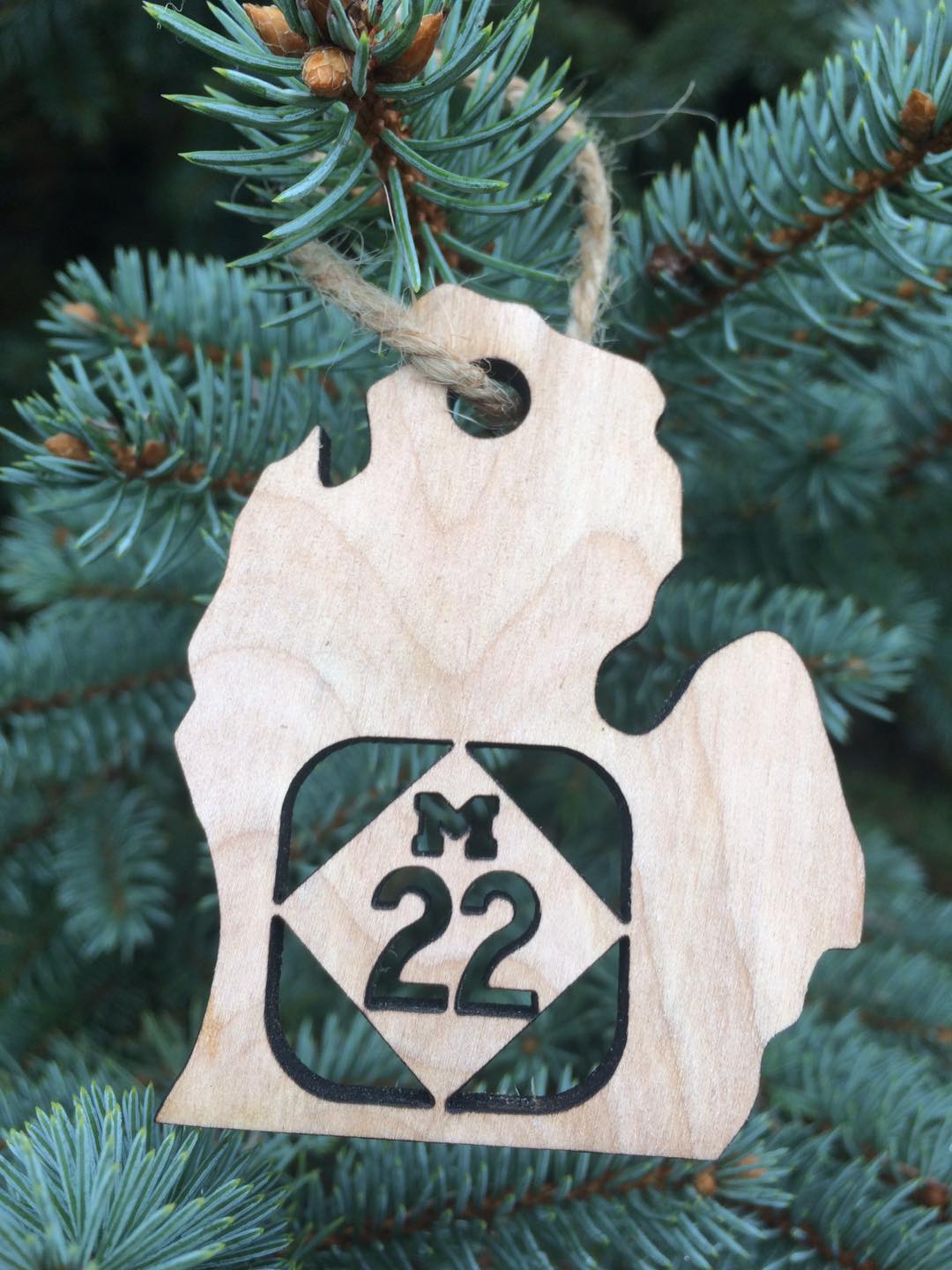 M22 Michigan Ornament