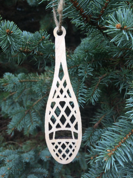 Single Snowshoe Ornament