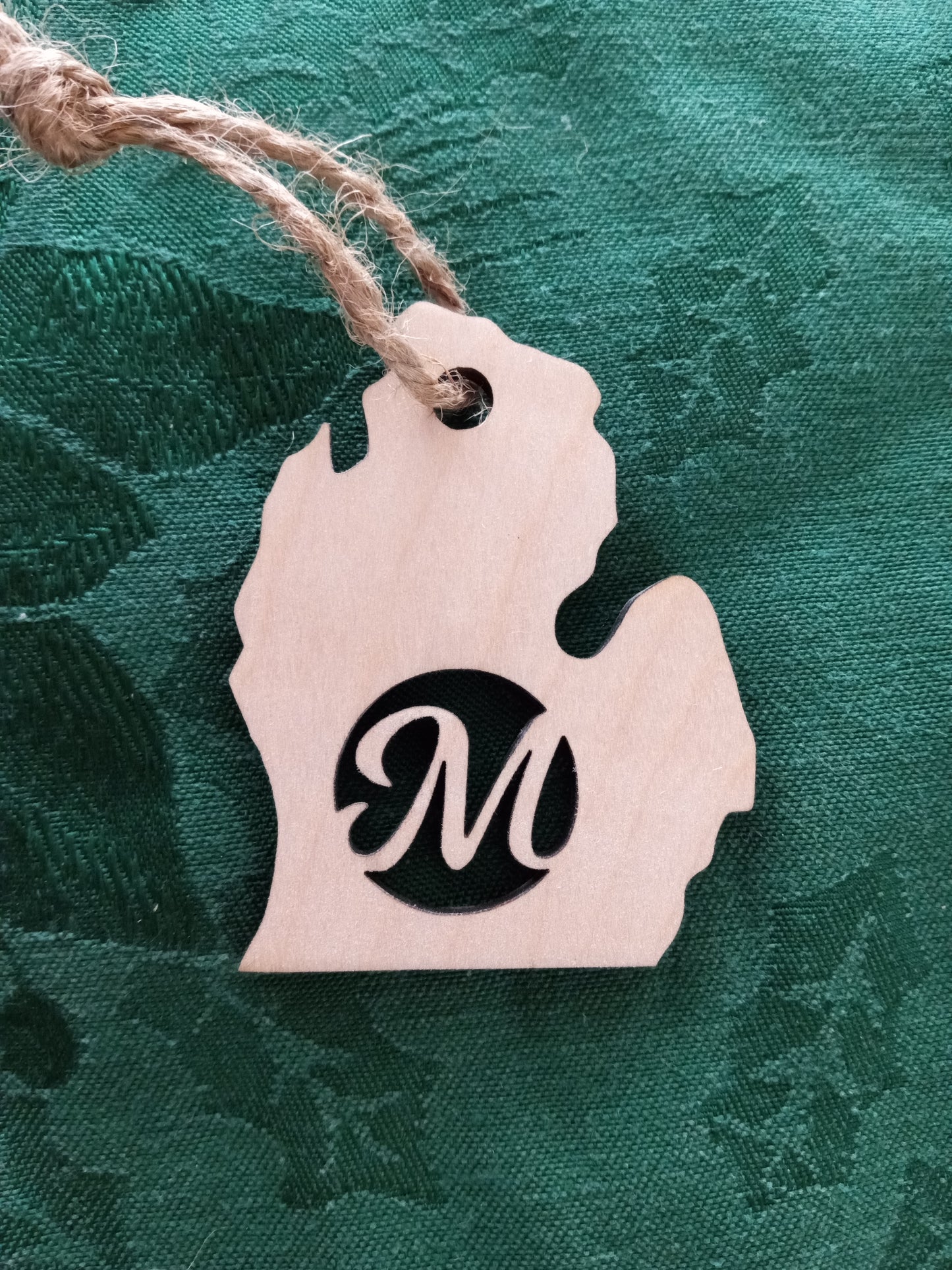 Michigan with Initials