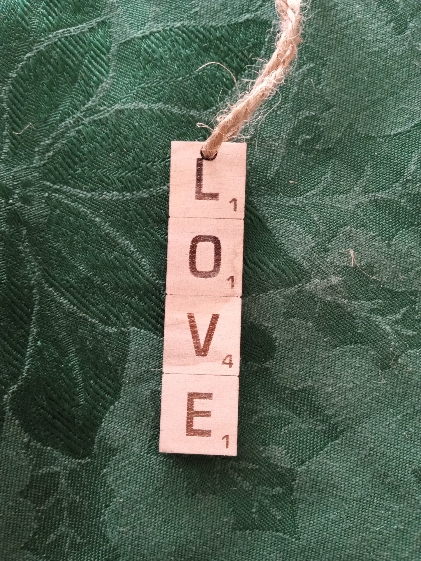 Scrabble Tile Ornament