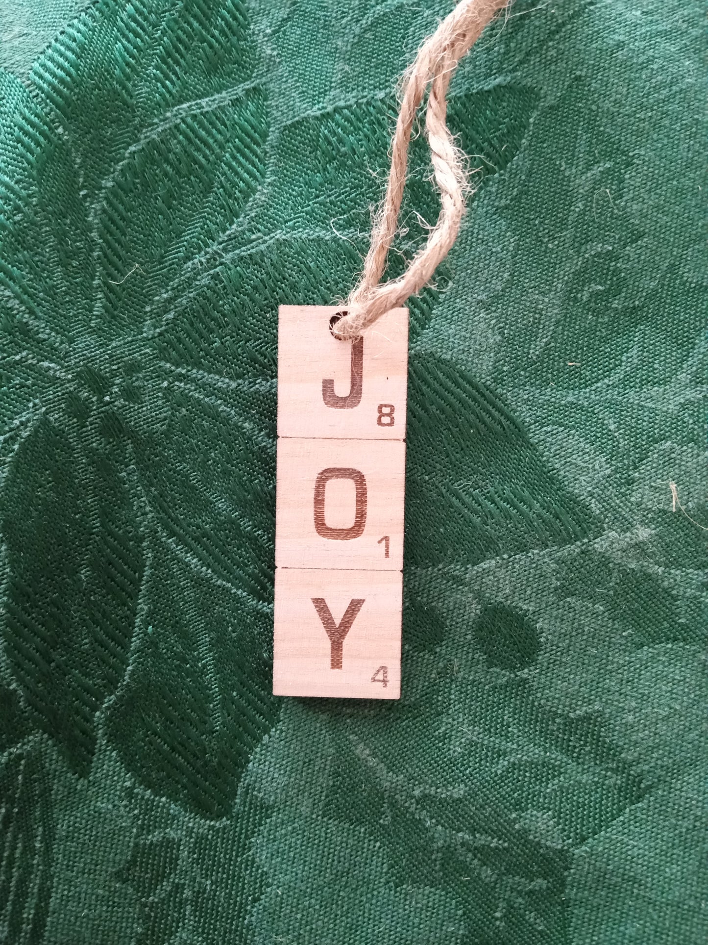 Scrabble Tile Ornament