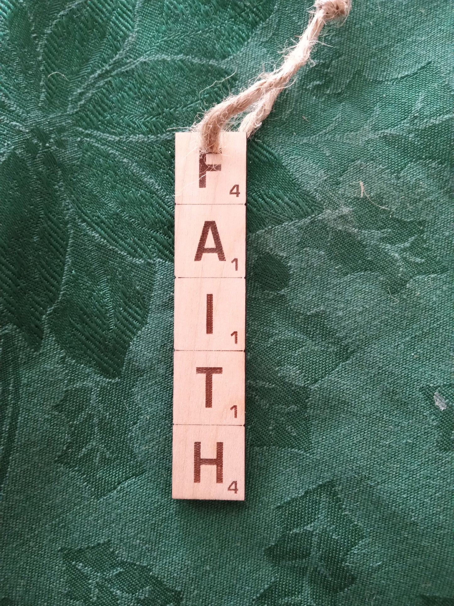 Scrabble Tile Ornament