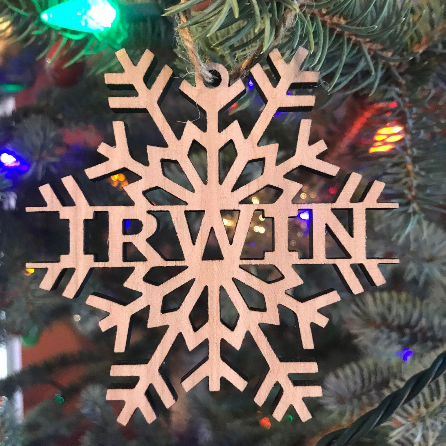 Snowflakes with Names – J3Design