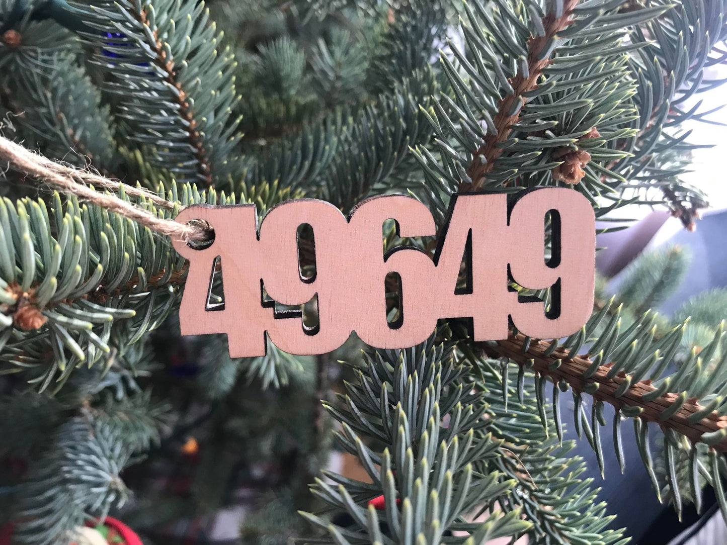 Zip code Ornament