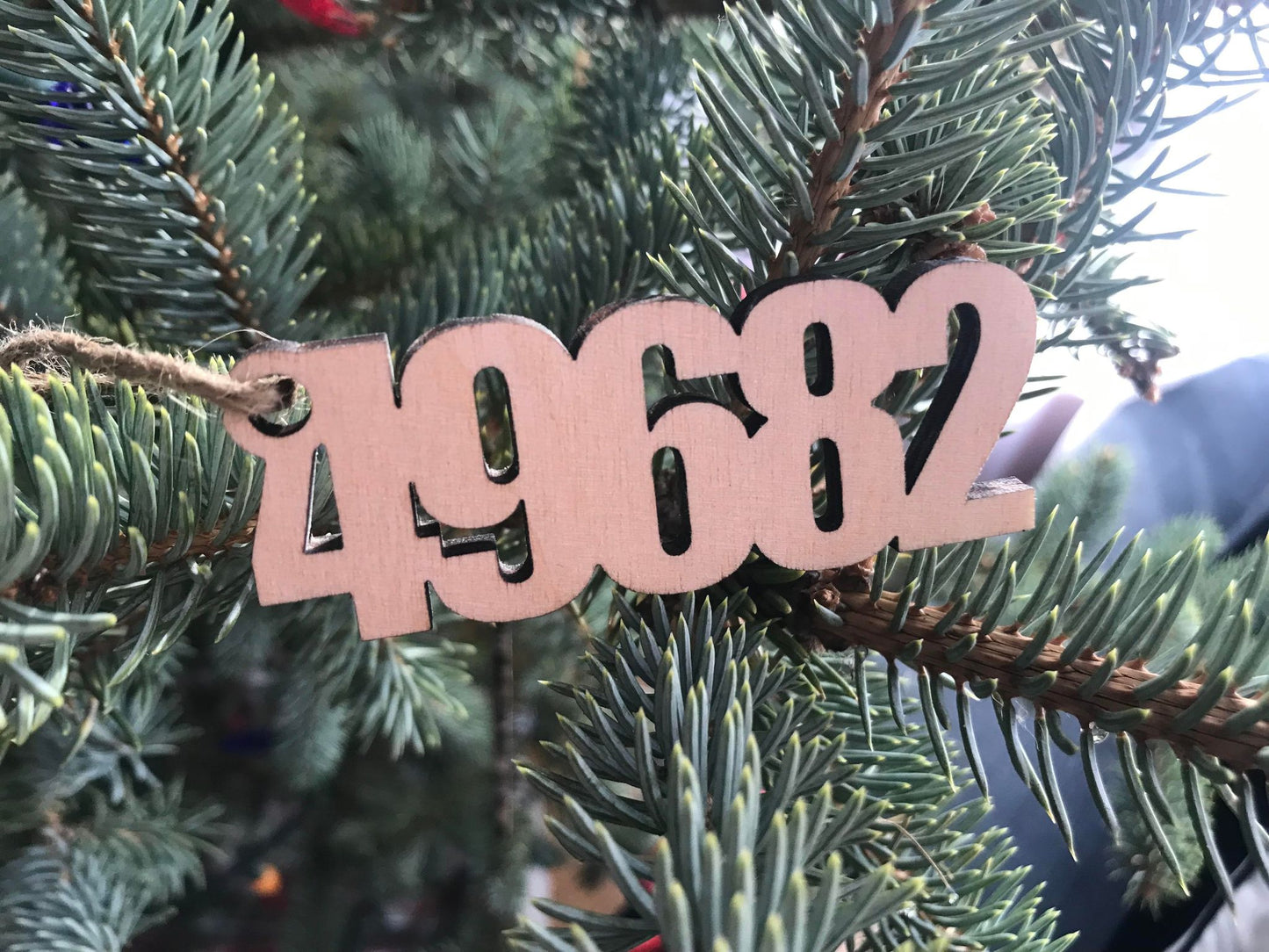 Zip code Ornament