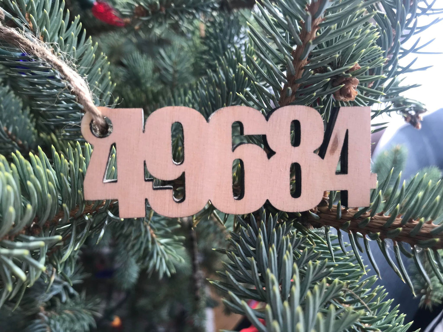 Zip code Ornament